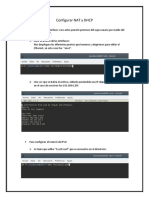 Configurar NAT y DHCP