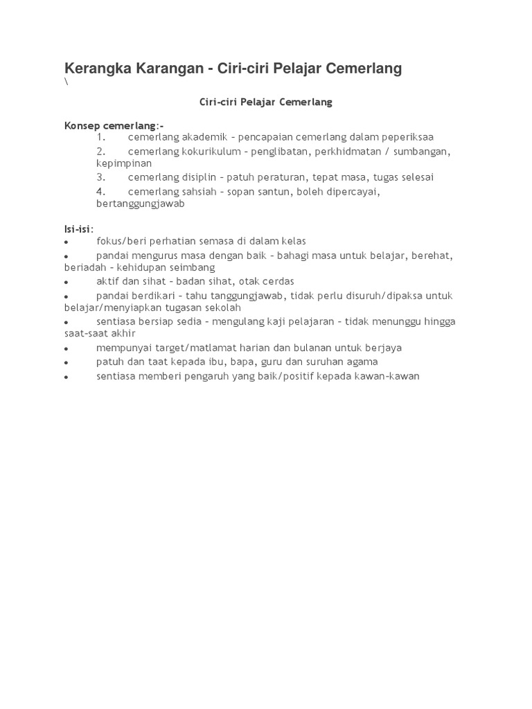Kerangka Karangan Pdf