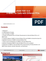 Training Documentation - eRAN TDD 13.0 D-MIMO For Cells With Different PCIs