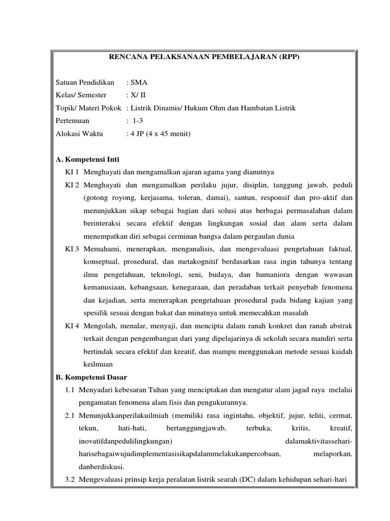RPP Berbasis Proyek | PDF