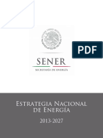 Estrategia Nacional de Energia _2013-2027