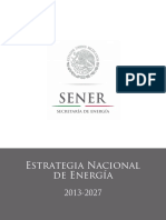 Estrategia Nacional de Energia - 2013-2027