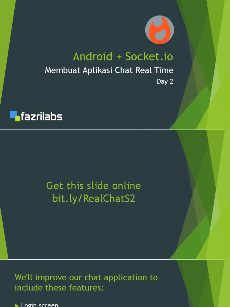 Android + Socket Io Membuat Aplikasi Chat Real Time PDF Mongo Db Databases