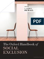 (Oxford Library of Psychology) C. Nathan DeWall - The Oxford Handbook of Social Exclusion (2013, Oxford University Press)