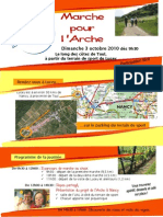 Invitation Marche Projet de L'Arche Nancy 3 Octobre
