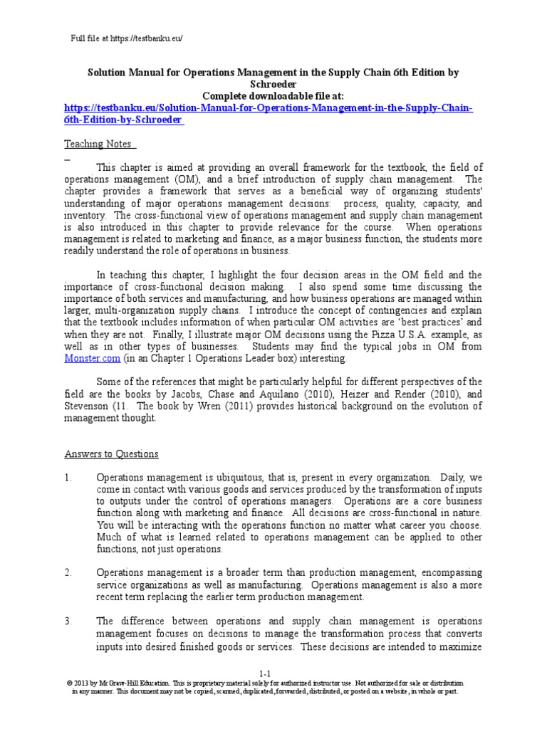 Small business operations manual example picture