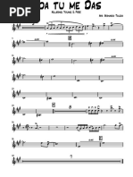 Vida Tu Me Das V1 - Violín 2