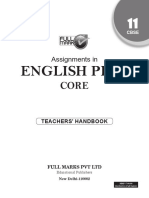 Assignment in English Plus Core 11 Full Circle