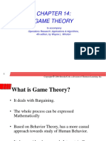 Game Theory: To Accompany Operations Research: Applications & Algorithms, 4th Edition, by Wayne L. Winston