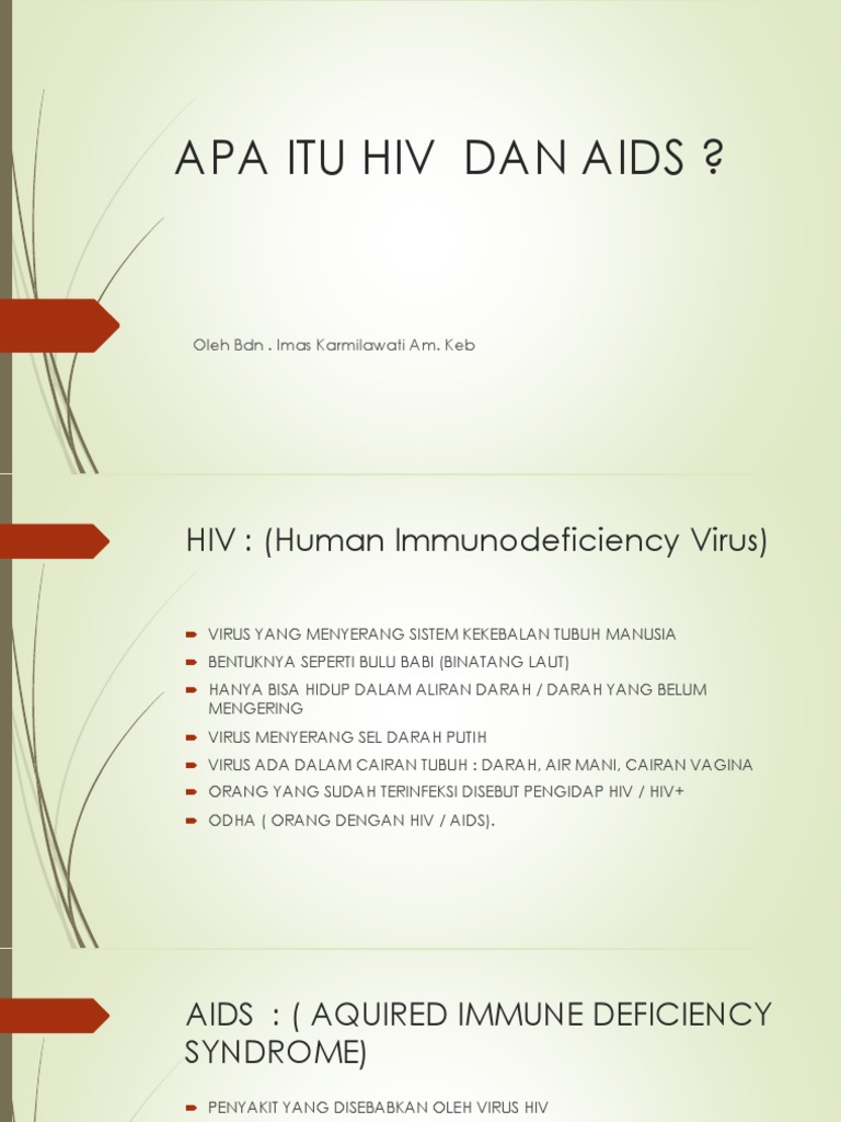Apa Itu Hiv Dan Aids PDF