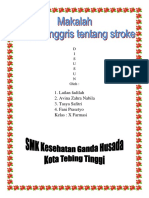 Makalah Bahasa Inggris Tentang Stroke