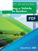 Driving Vehicle Quebec