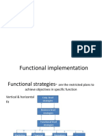 Functional Implementation