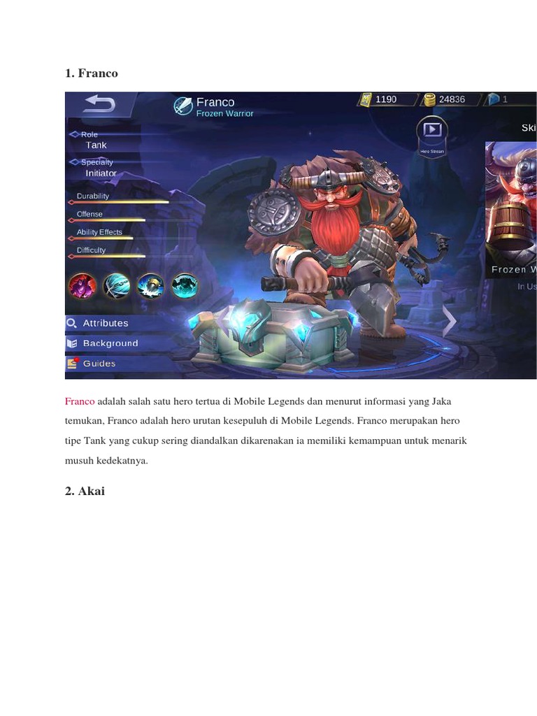 Catat 5 Hero Mobile Legends Yang Cocok Jadi Role Assassin Indosport