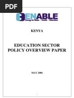 Download D 1 7 Kenya Education Policy Overview by EconomicInnovator SN37995887 doc pdf