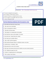 Passive Voice. Practice.