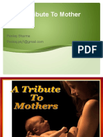 A Tribute To Mother-Pankaj - Pkj1@gmai