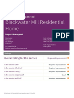 Blackwater Mill Residential Home - CQC Report