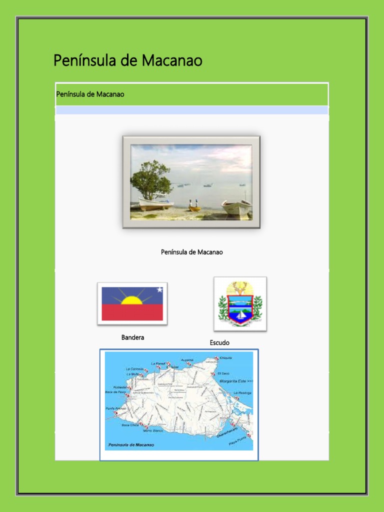 Península de Macanao PDF