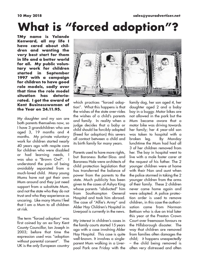 What Is "Forced Adoption"? (Forced Adoption Edit) PDF Adoption Judge