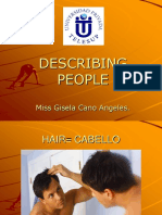 Describing People: Miss Gisela Cano Angeles