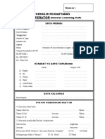 Formulir Pendaftaran OP 2018-1