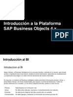 Introducción A La Plataforma SAP Business Objects 4.x