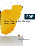 Information System of Online Quiz System
