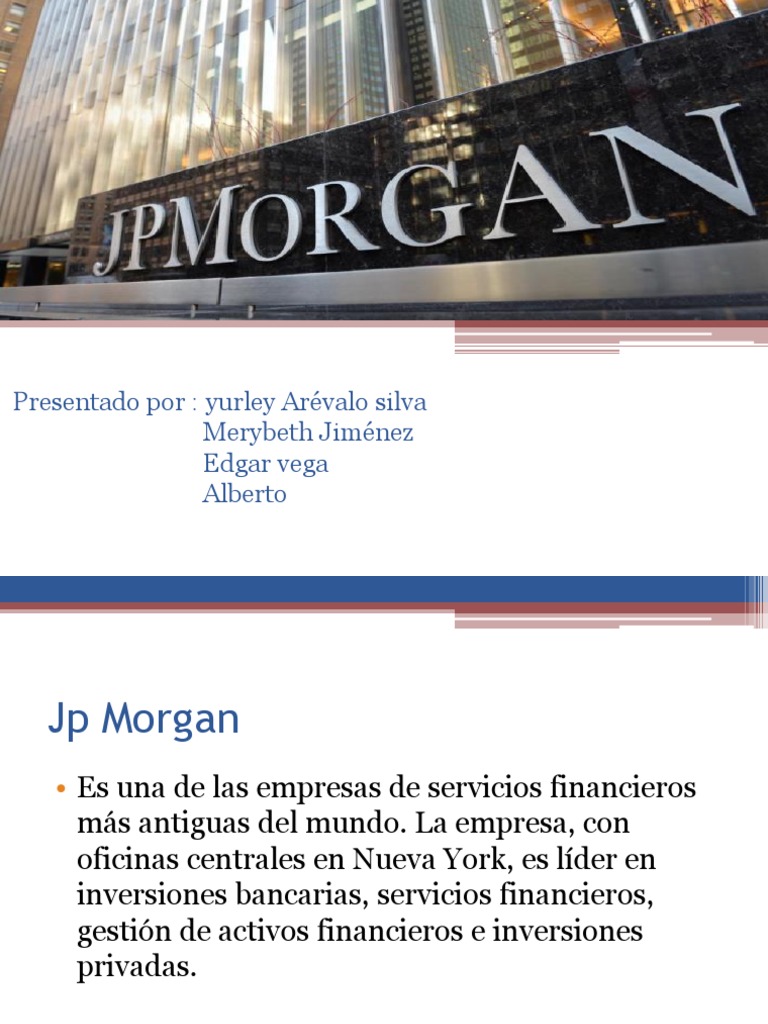 JP Morgan 2 | PDF | JPMorgan Chase | Bancos