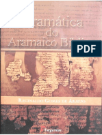 Gramática Do Aramaico Bíblico - Reginaldo Gomes de Araújo PDF