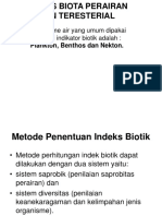 Indeks Biota Perairan