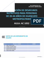 Desayunos Nutritivos