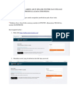 Langkah-Langkah Akses Akun Seller Center Dan Upload Produk Lazada