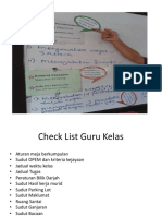 Panduan Check List Guru