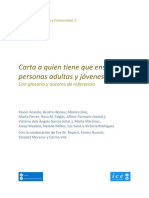 Carta A Quien Tiene Que Enseñar A Personas Adultas y Jóvenes