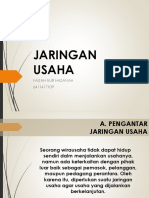 Pengantar Jaringan Usaha