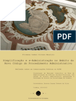 Simplificacao e Administracao No Ambito Do Novo Codigo PDF