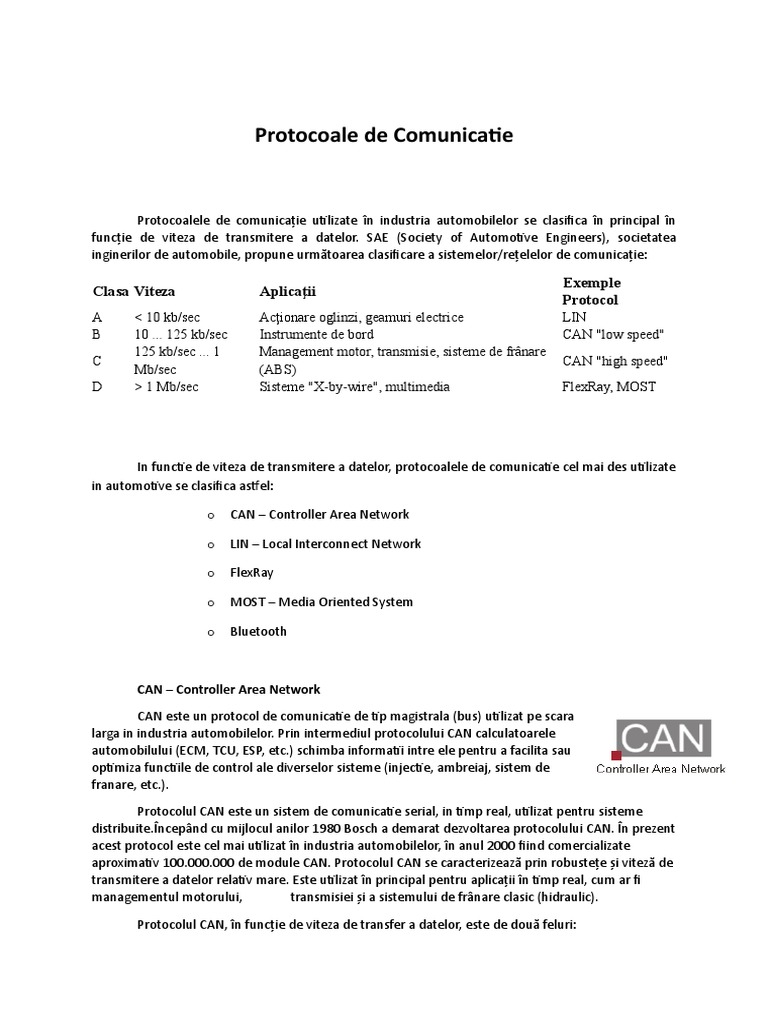 Protocoale de Comunicatie | PDF