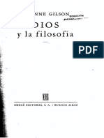 Gilson, Étienne - Dios y La Filosofía (Ed. Emecé, 1945) PDF