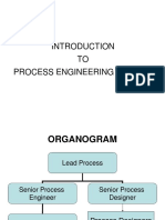 Process Design Induction Introduction to Process Engineering