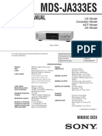 Sony MDS-JA333ES Service Manual