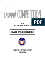 Drama Rules and Regulations