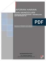 Laporan Harian Dan Mingguan: Pekerjaan Pembangunan / Rehabilitasi SDN Gedawang 02