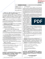 Autorizan Viaje Del Ministro de Trabajo y Promoción Del Empleo a La Confederación Suiza y Encargan Su Despacho a La Ministra de Salud