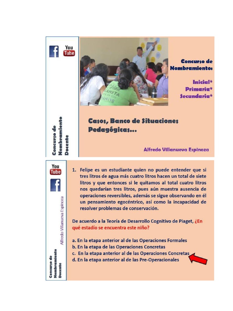 Casuisticas para Nombramiento Docente Por Alfredo Villanueva Espinoza PDF