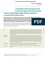 Changes in 24 H Ambulatory Blood Pressure and Effects Receptor Angiotensine II Receptor Blockade During Acute and Prolonged High Altitud Exposure PDF