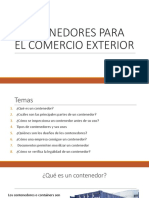 Contenedores para El Comercio Exterior