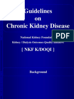 Guidelines On Chronic Kidney Disease: (NKF K/Doqi)