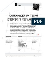 Techo Corredizo de Policarbonato PDF