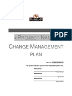 Change Management Plan